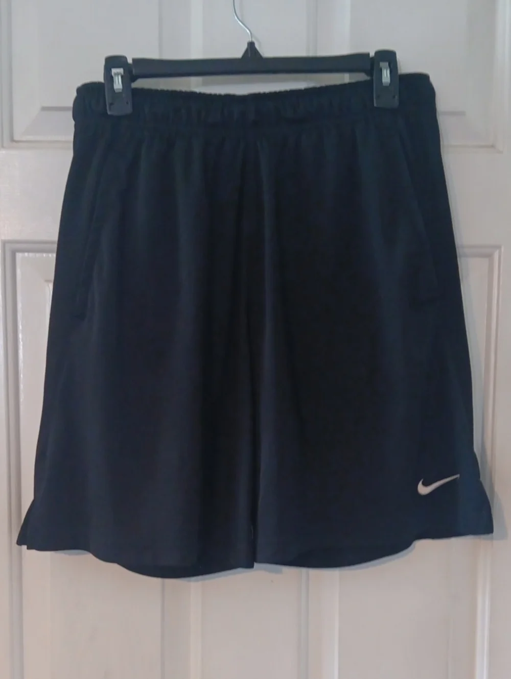 Nike Black Athletic Shorts with Swoosh